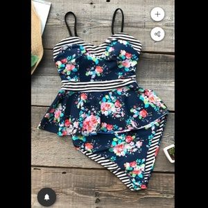 GARDEN EXPLORER PRINT TANKINI SET